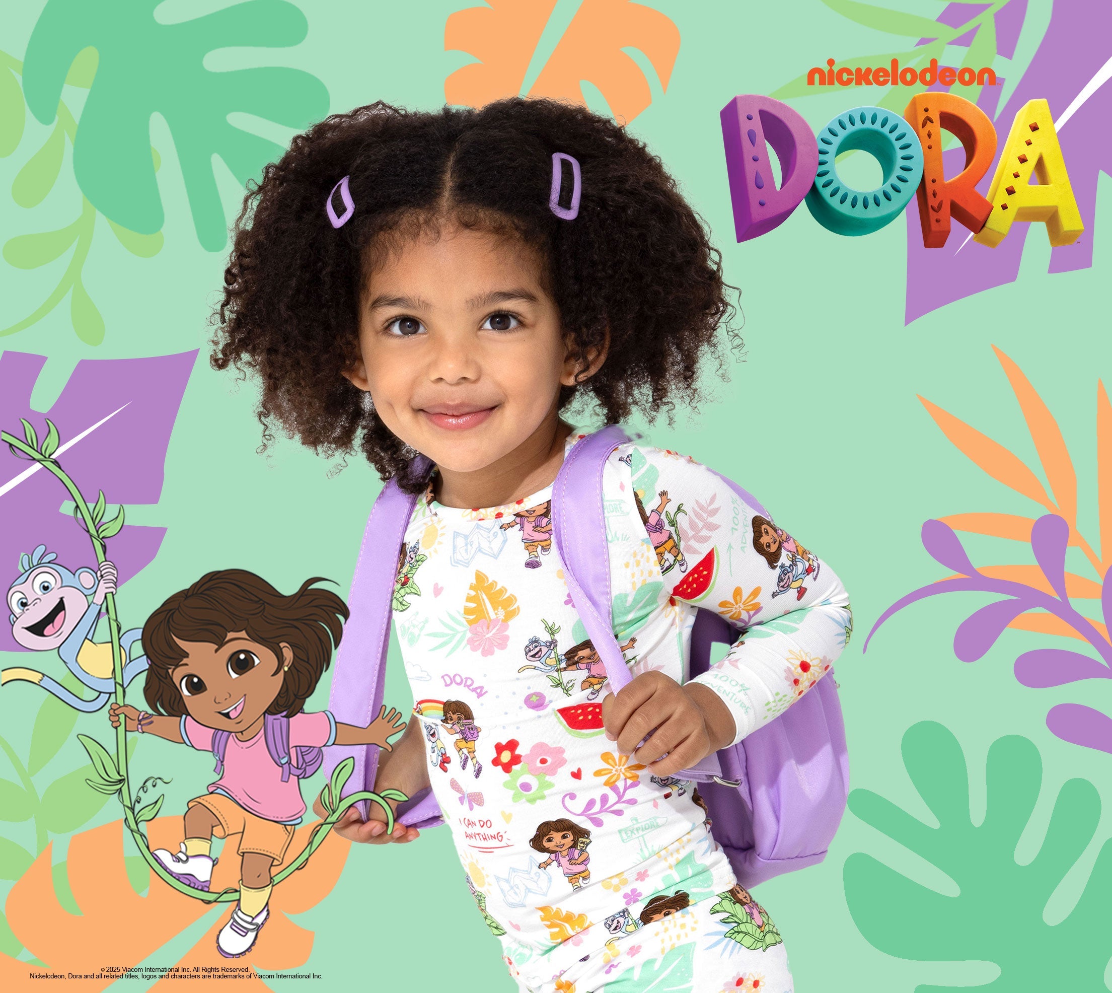 Dora The Explorer Bamboo Pajamas - Bellabu Bear