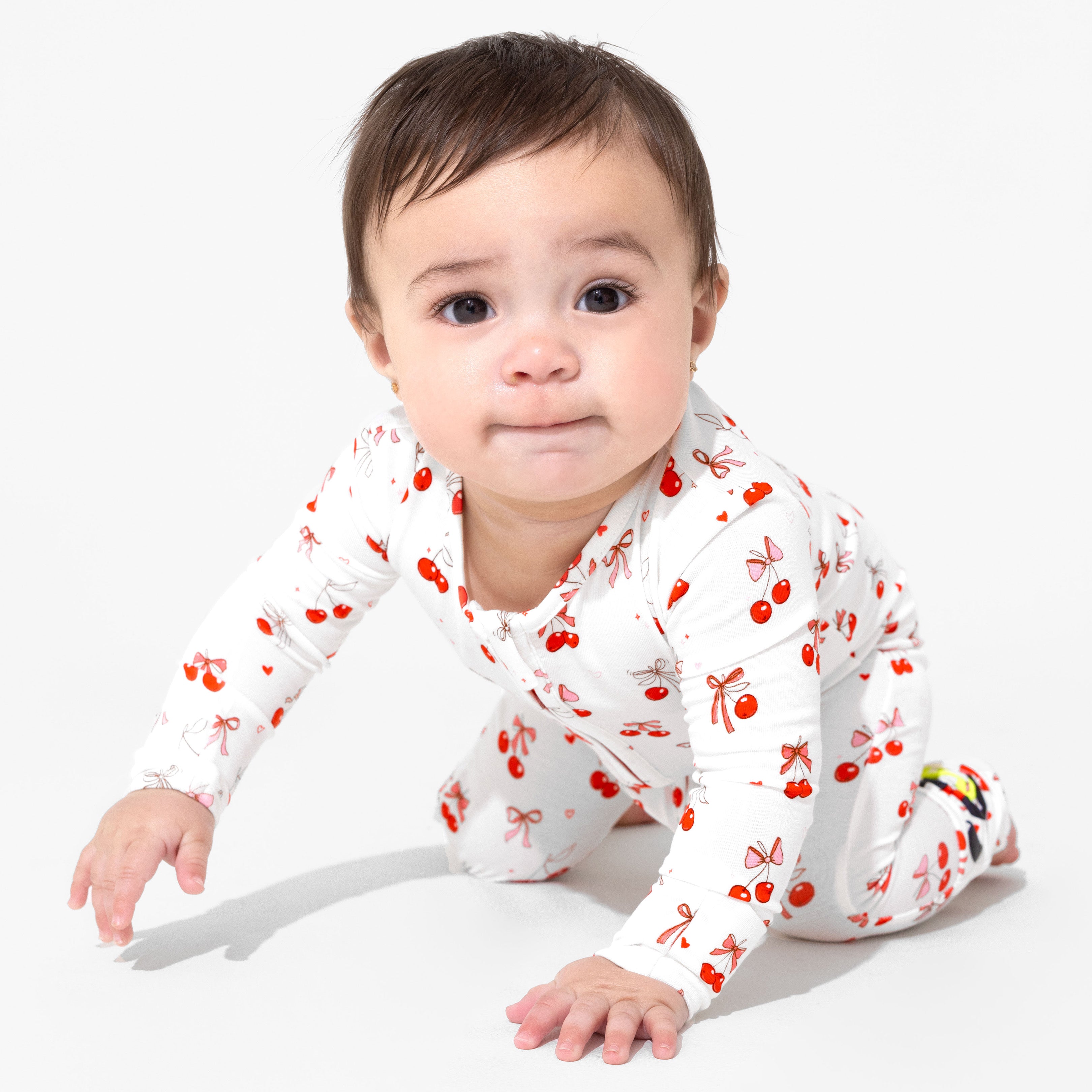 Cherry On Top Bamboo Convertible Footie - Soft, Stylish & Eco