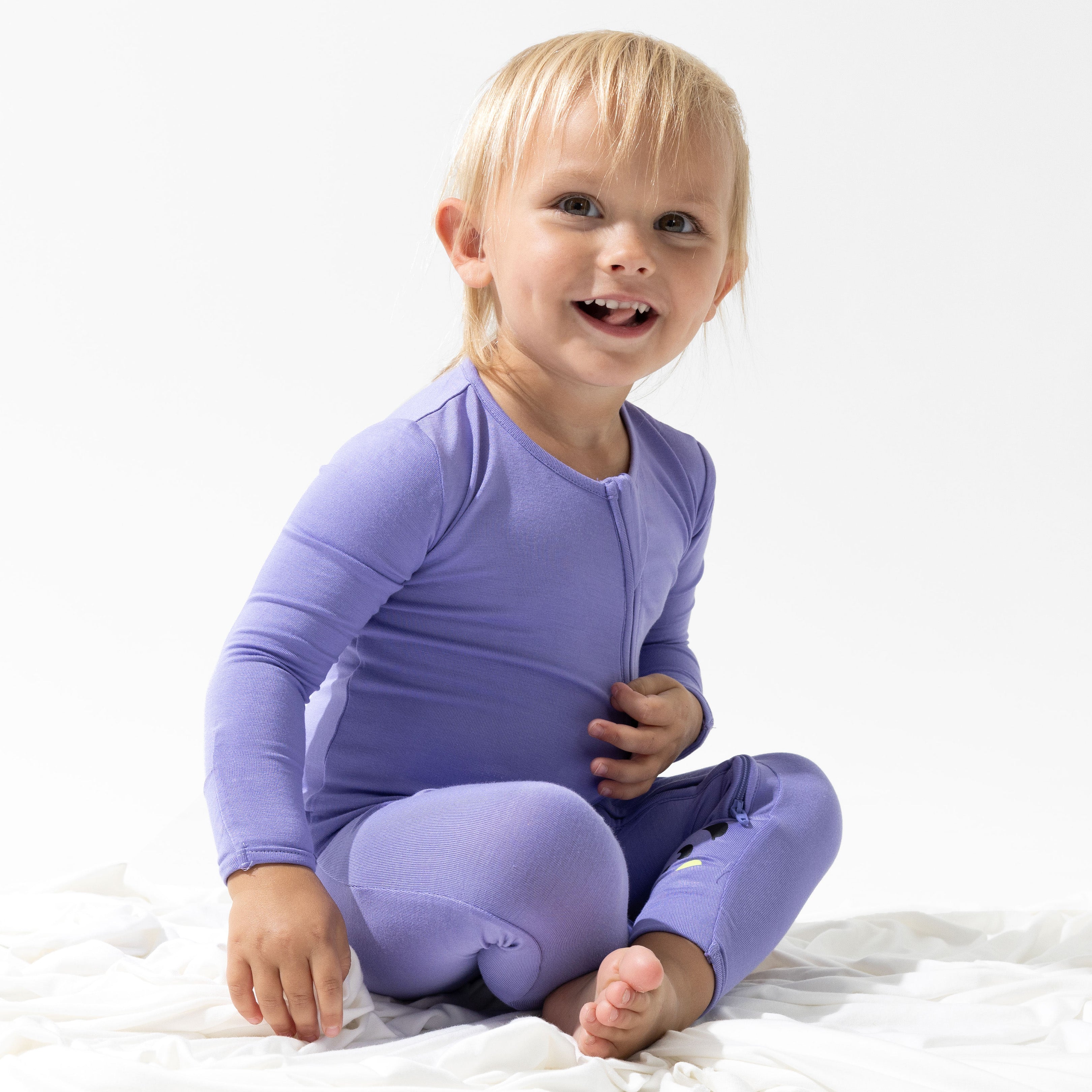 Poppin Purple Bamboo Convertible Footie: Cozy Cuties for Little Ones ...