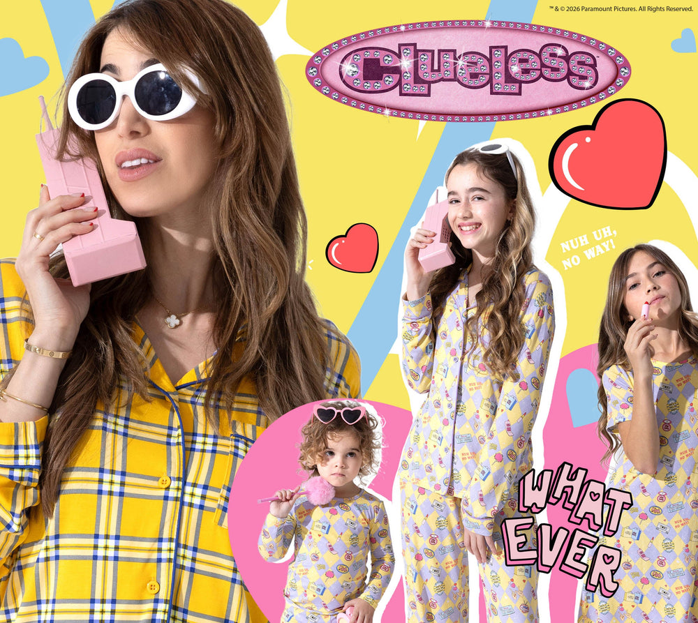 Clueless Bamboo Pajamas Collection | Iconic 90s Style Meets Ultra-Soft Comfort