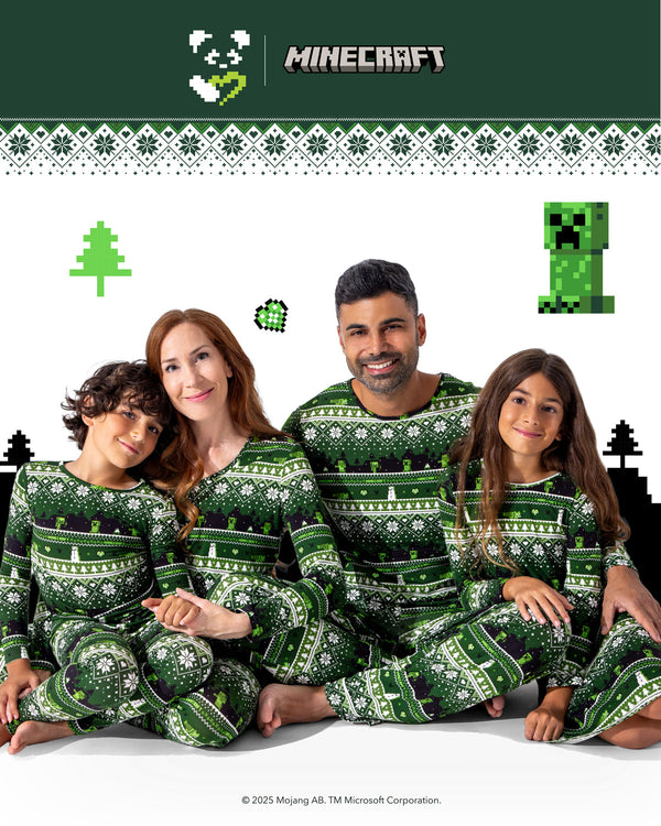 Minecraft Holiday Family Matching Pajamas
