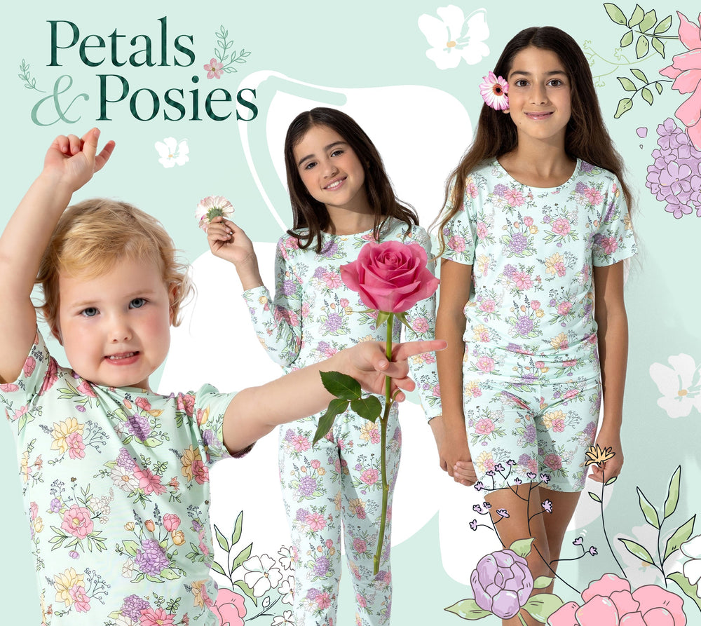 Little Friends in Bloom Bamboo Collection