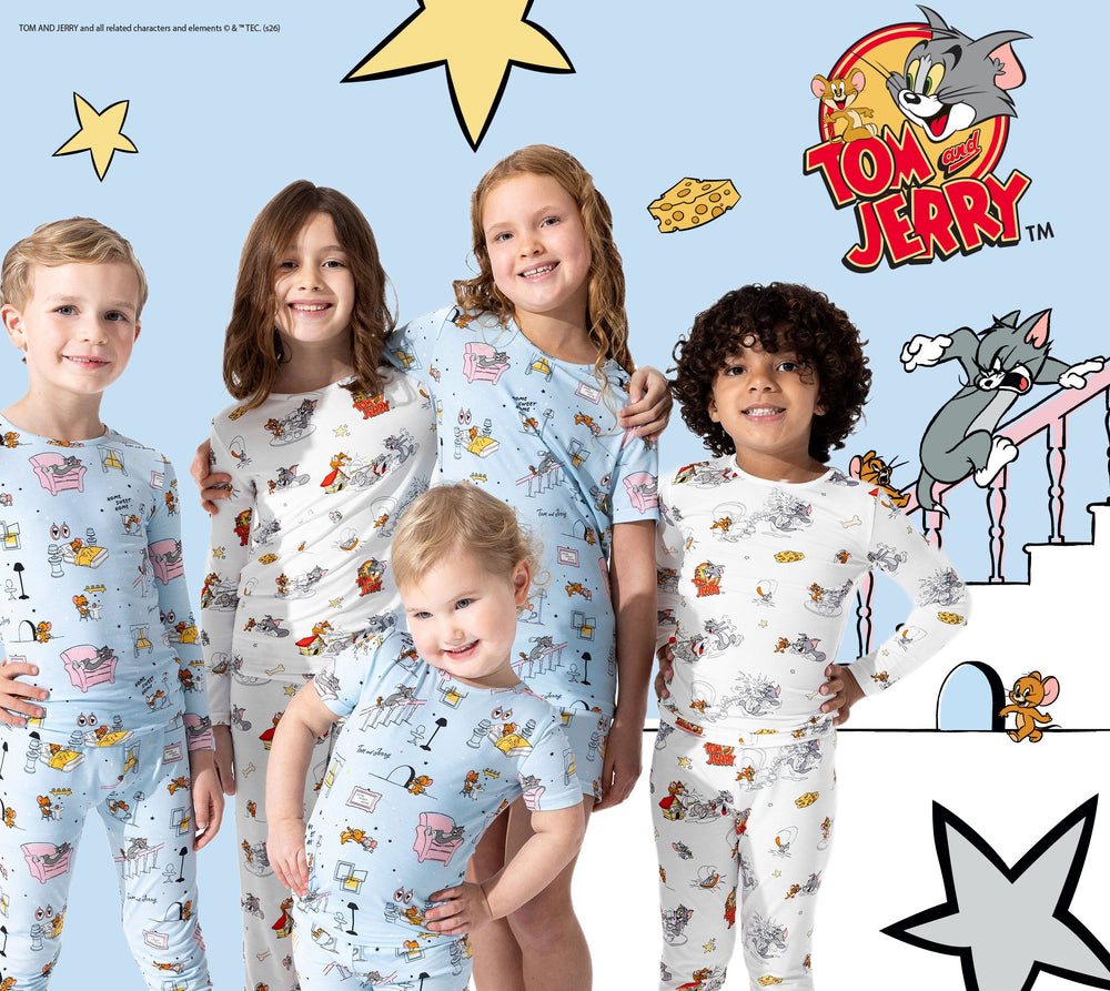 Tom & Jerry Bamboo Pajamas: Classic Cartoon Comfort