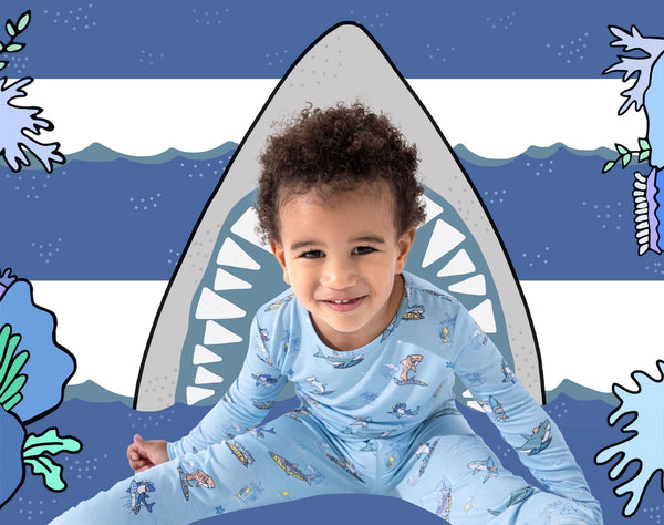 Shark Week Bamboo Pajamas – Soft, Sustainable & Fin-tastically Fun