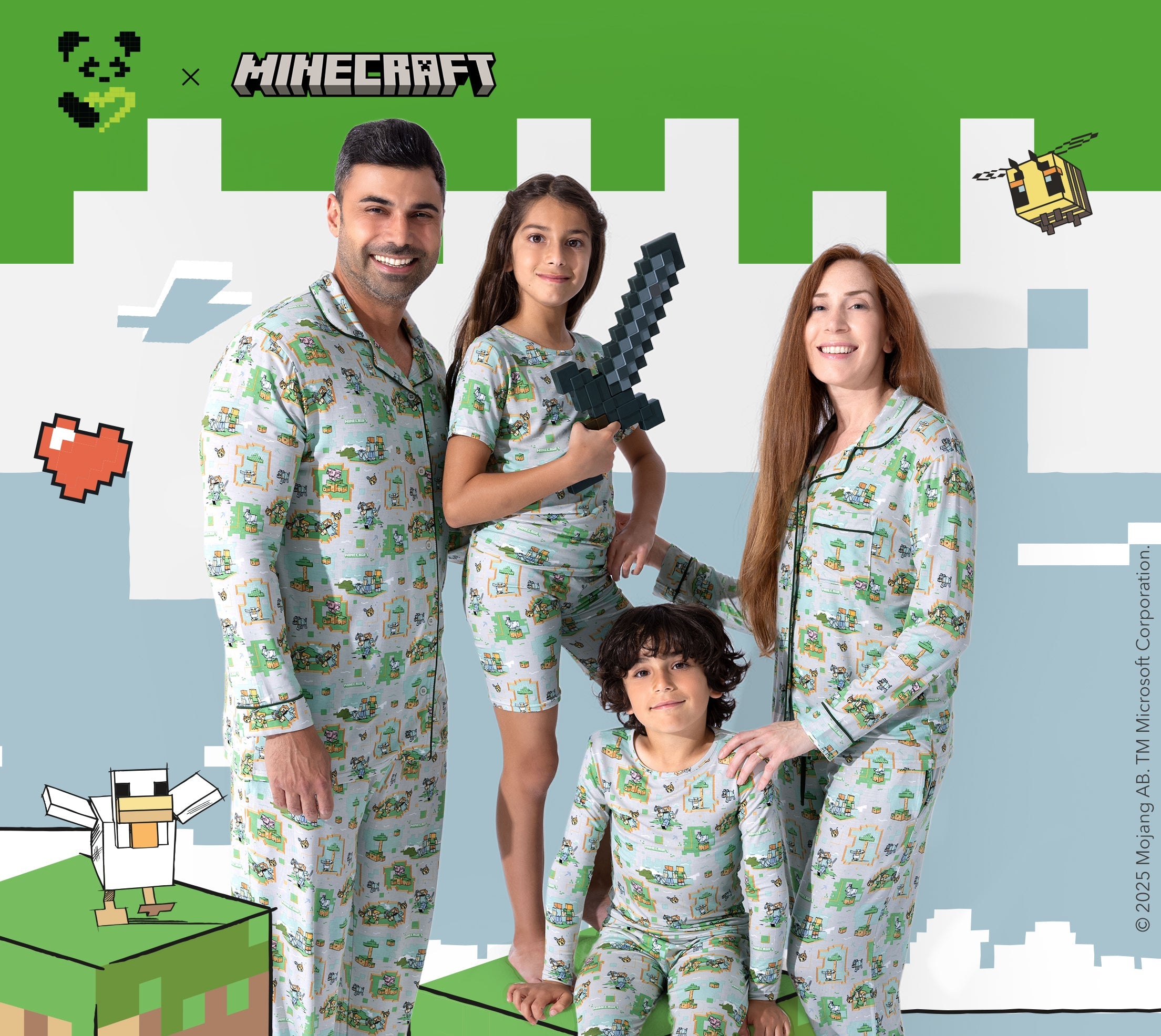 Minecraft Bamboo Pajamas Collection – Soft, Cool & Crafted for Sleep ...