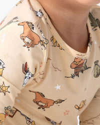 Cowboy Bamboo Kids Pajamas