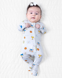 All Star Basketball Bamboo Convertible Footie