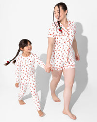 Cherry On Top Bamboo Women's Pajama Short Set