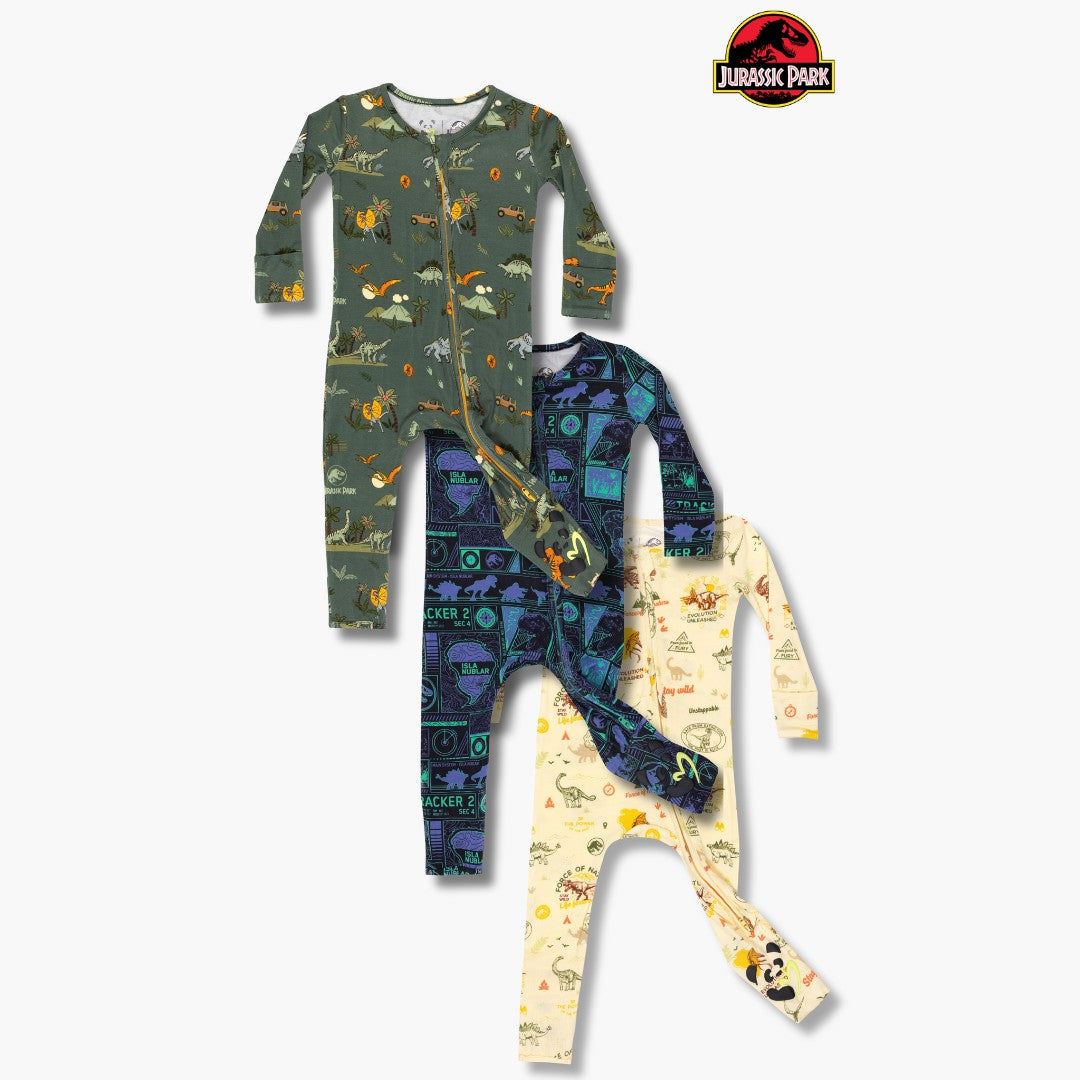 Jurassic Park Bundle - Bamboo Convertible Footies