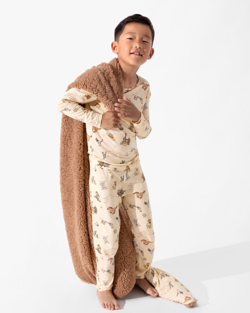 Cowboy Bamboo Kids Pajamas
