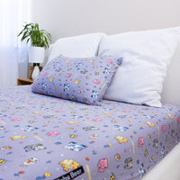 Minecraft Pixel Pals Bamboo Bed Sheet Set
