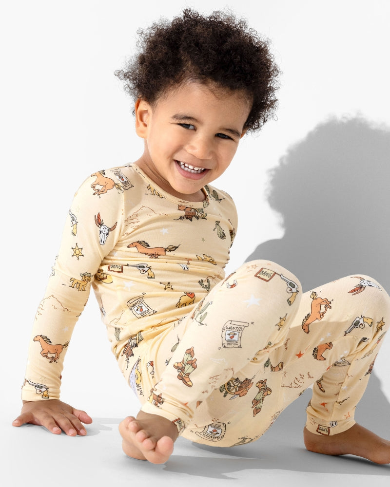 Cowboy Bamboo Kids Pajamas