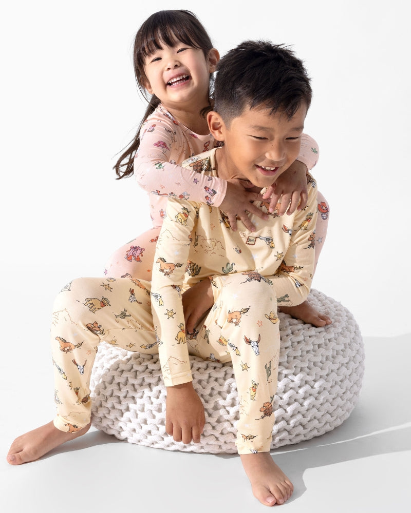 Cowboy Bamboo Kids Pajamas