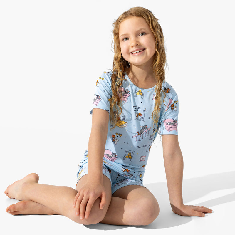 Tom & Jerry: Home Sweet Home Bamboo Kids Short Set