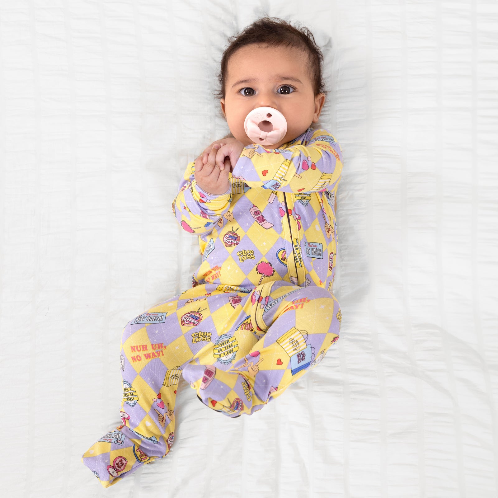 Clueless As If! Bamboo Convertible Footie