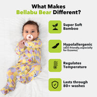 Clueless As If! Bamboo Convertible Footie