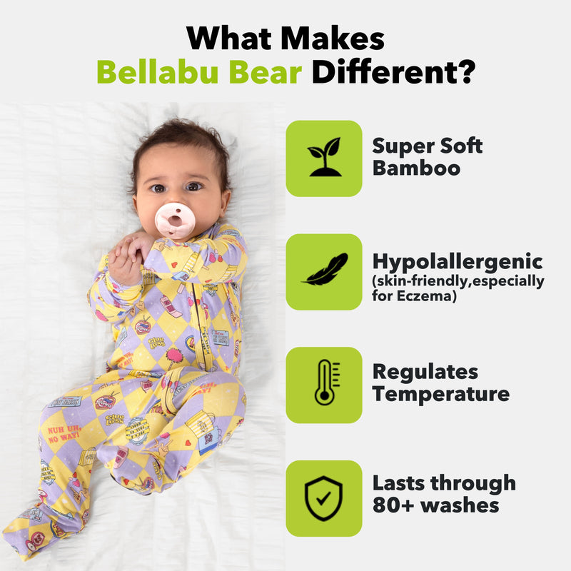 Clueless As If! Bamboo Convertible Footie