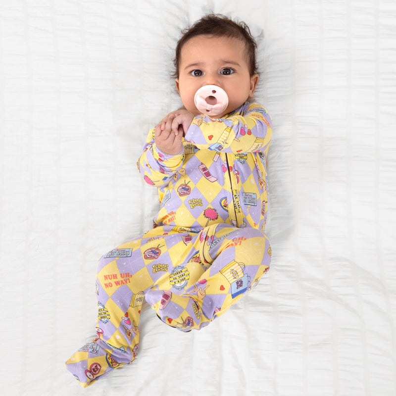 Clueless As If! Bamboo Convertible Footie