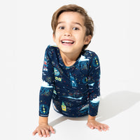 New Year's Worldwide Countdown Bamboo Kids Pajamas