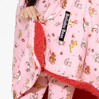 Love Kittens Bamboo Sherpa Blanket