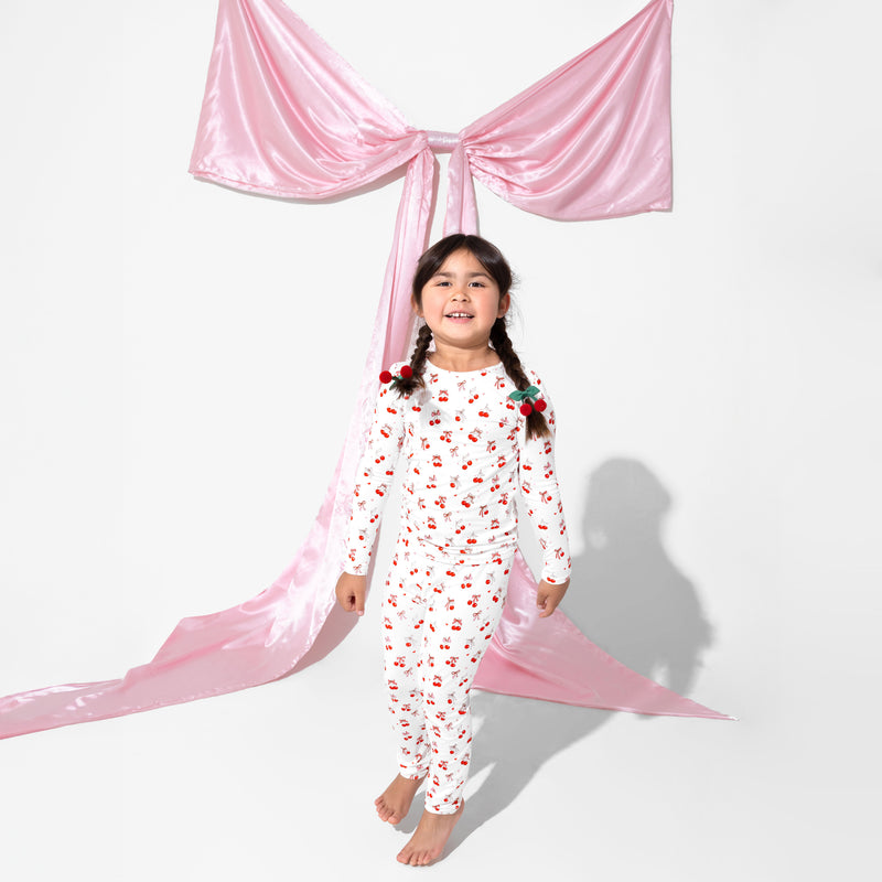 Cherry On Top Bamboo Kids Pajamas
