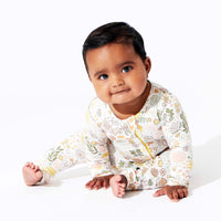 Fall Floral Bamboo Convertible Footie