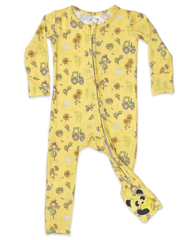 Autumn Harvest Bamboo Convertible Footie