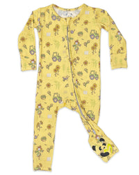 Autumn Harvest Bamboo Convertible Footie