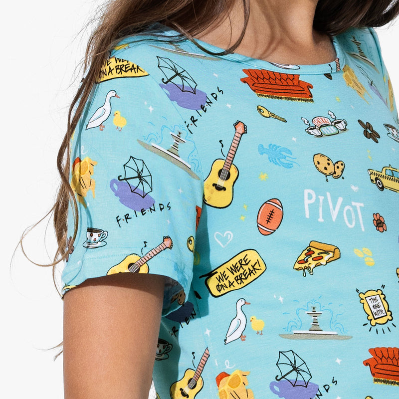 FRIENDS™: Central Perk Bamboo Girls' Short Sleeve Dress