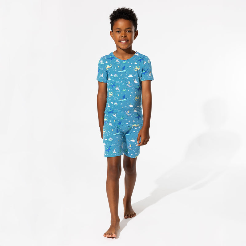 Dragon Dreams Bamboo Kids Pajama Short Set
