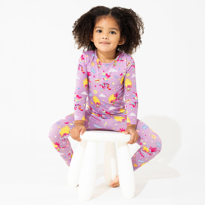 Trolls Harmony Valentine's Bamboo Kids Pajamas