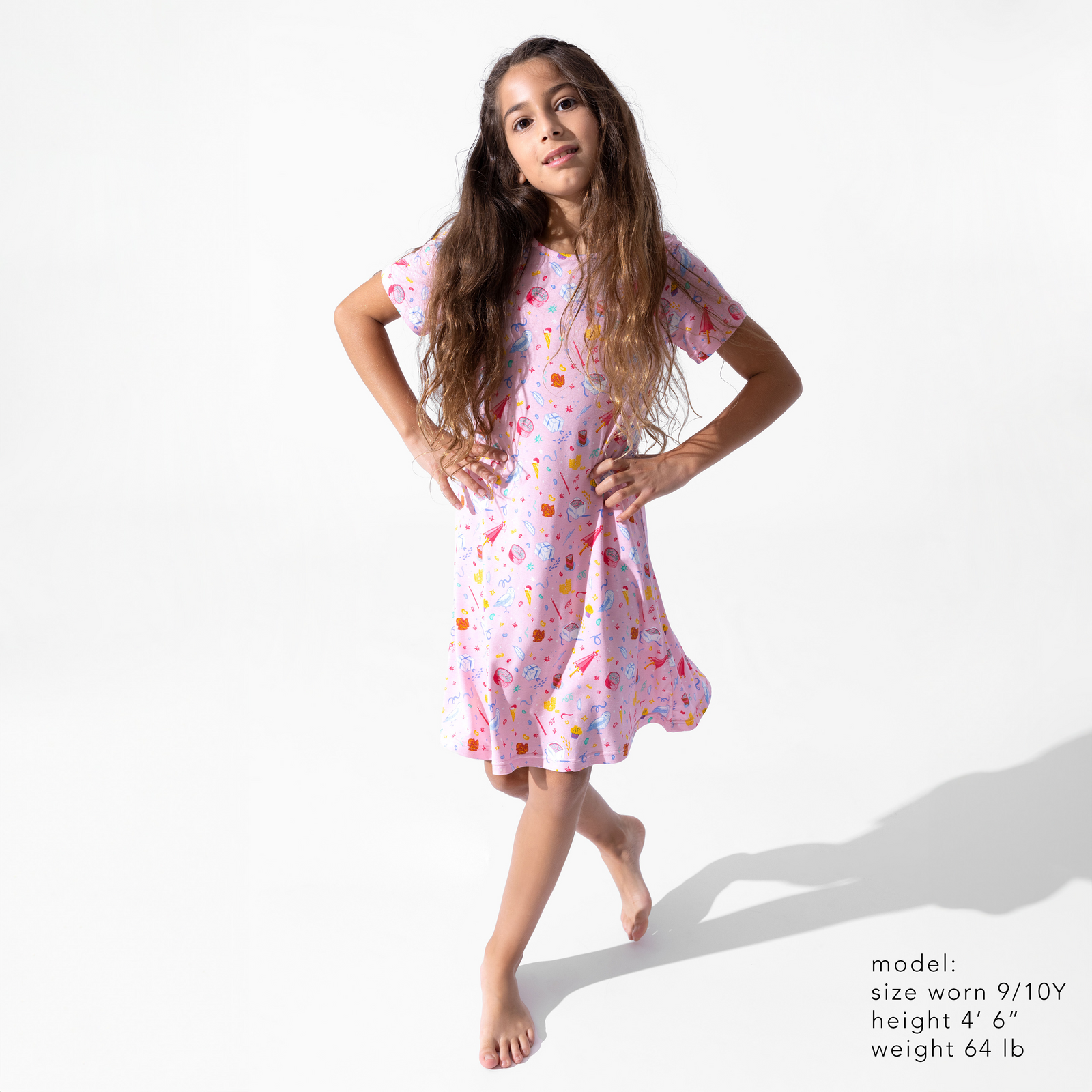 Happee Birthdae Harry Bamboo Girls' Short Sleeve Dress