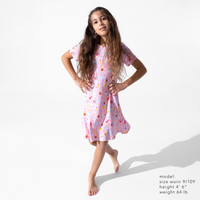 Happee Birthdae Harry Bamboo Girls' Short Sleeve Dress