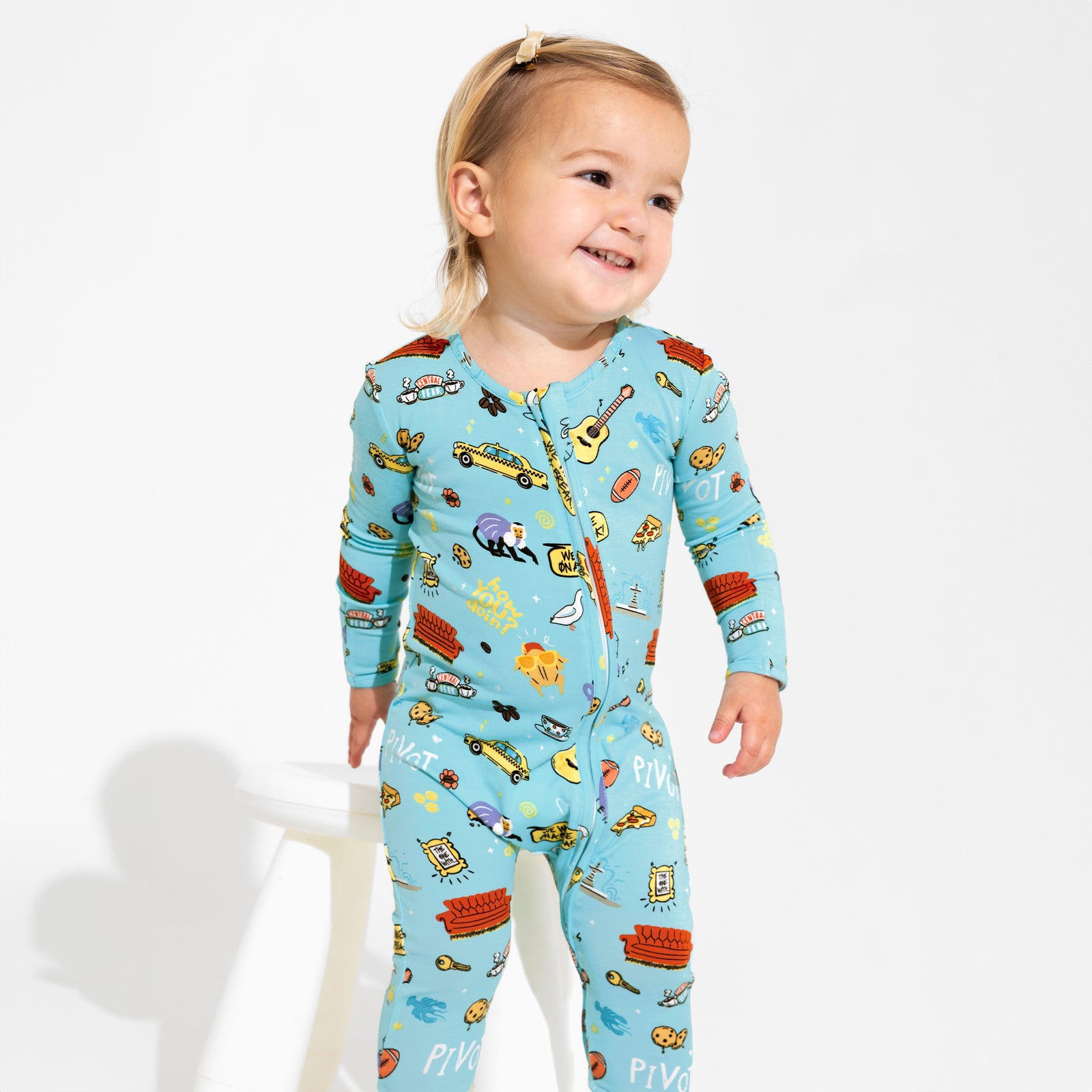 FRIENDS™: Central Perk Bamboo Convertible Footie