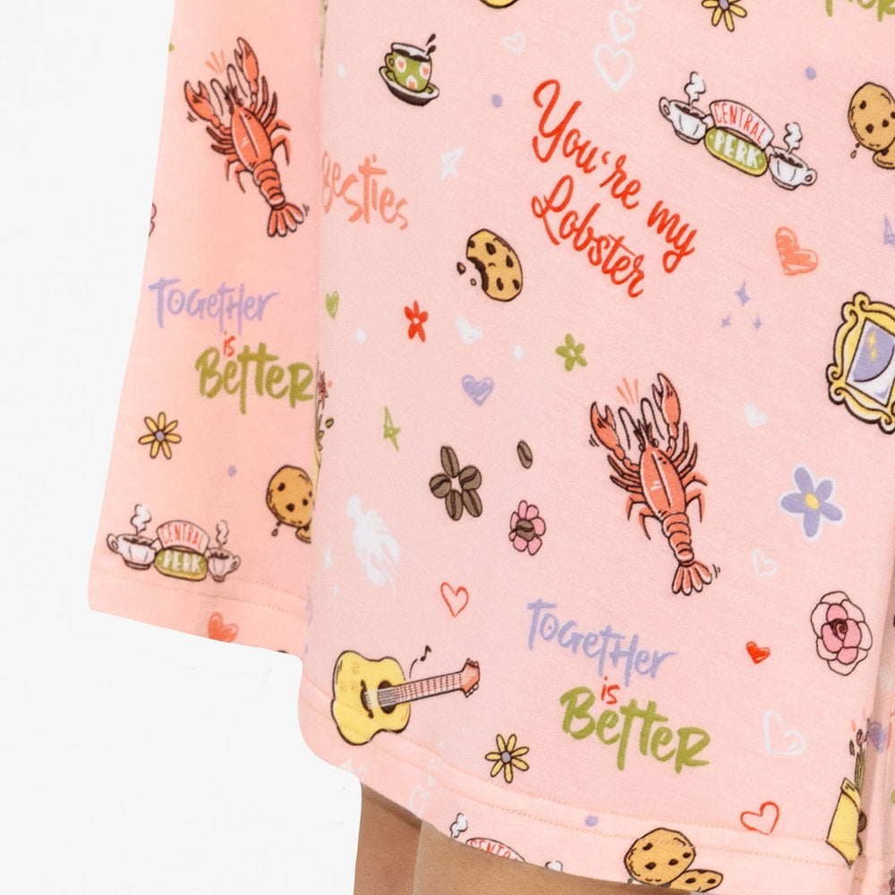 FRIENDS™: You're My Lobster Bamboo Girls' Short Sleeve Dress