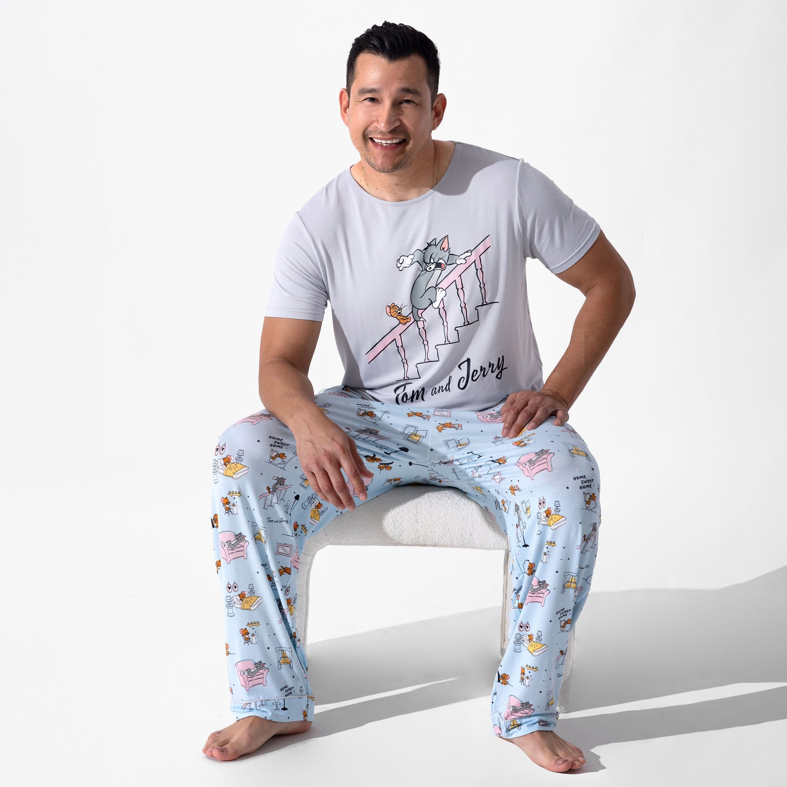 Tom & Jerry: Home Sweet Home Bamboo Men's Pajama Set