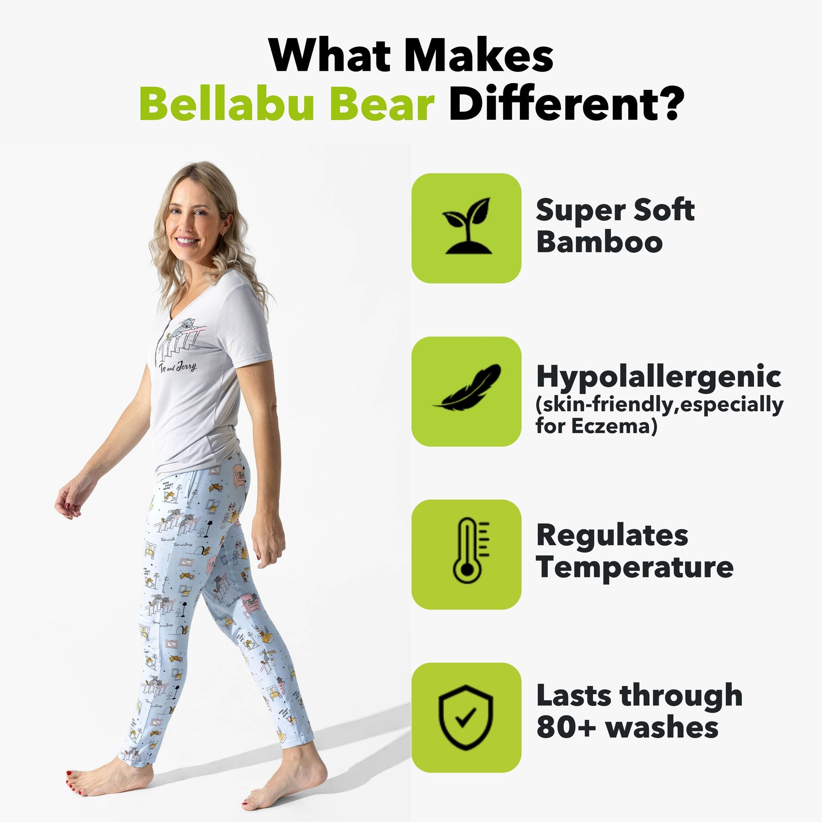 Tom & Jerry: Home Sweet Home Bamboo Women's Pajama Set