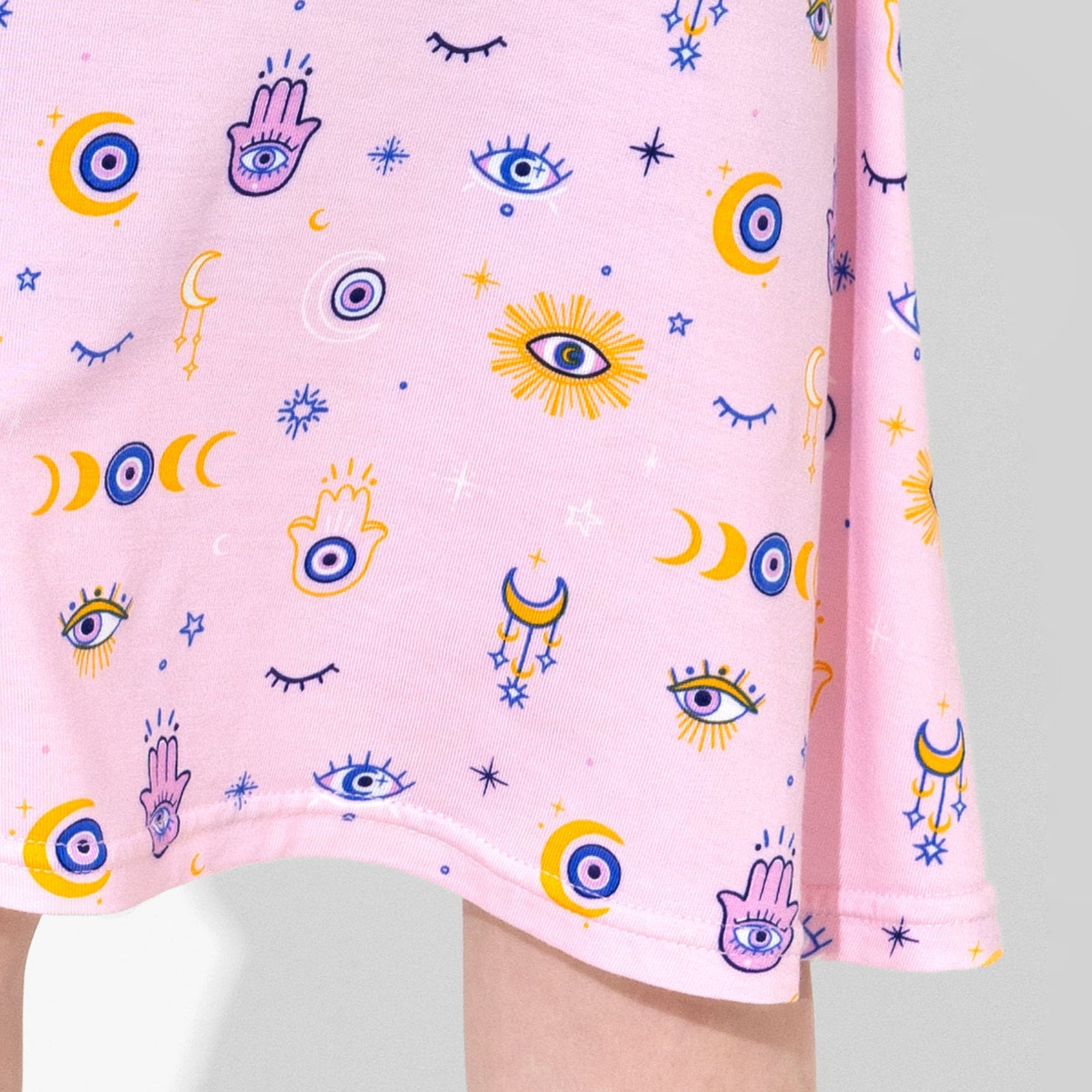 The Eye Pink Bamboo Girls' Sleeveless Dress