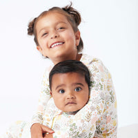 Fall Floral Bamboo Convertible Footie