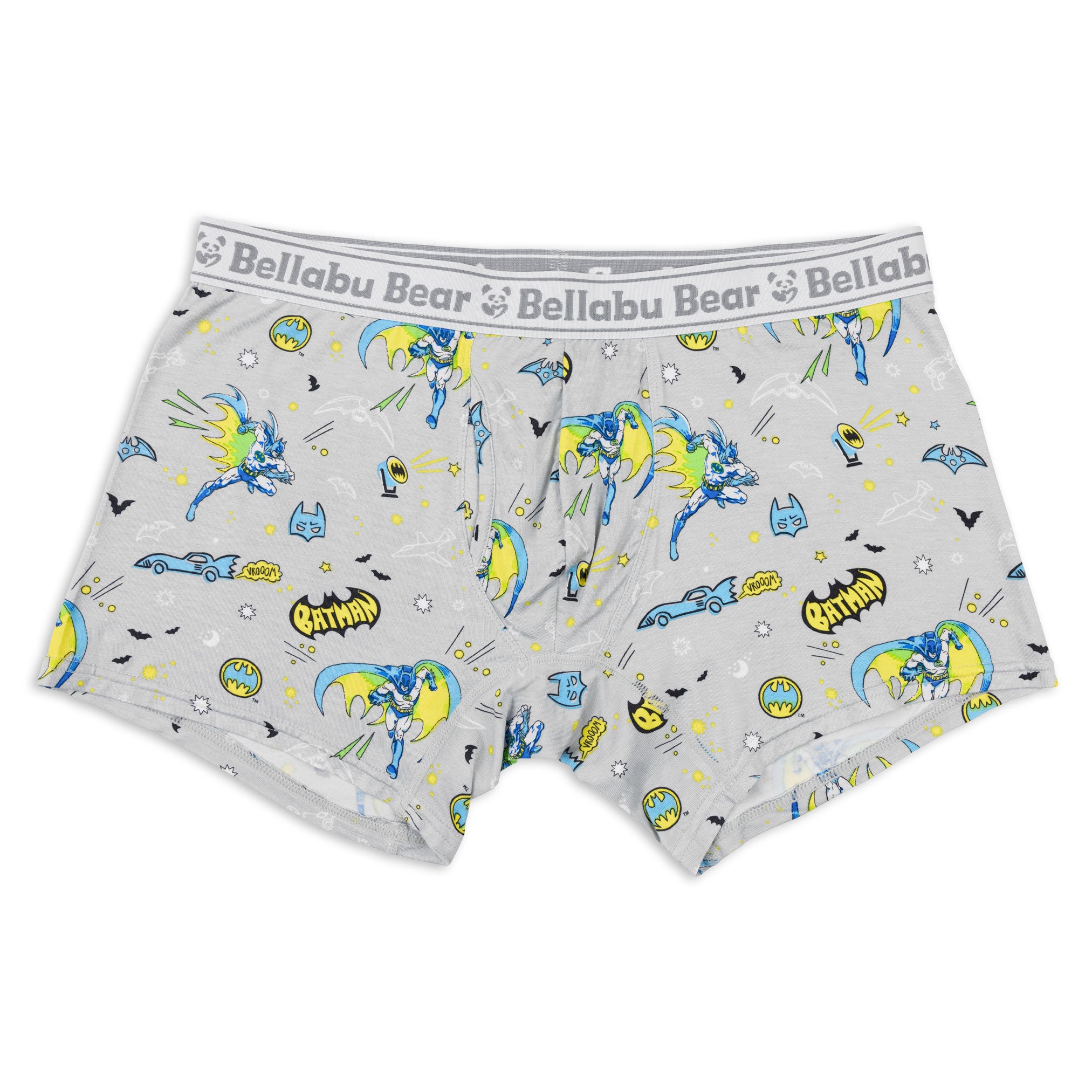 Batman Bamboo Men's Boxer Briefs 3-Pack – Soft, Comfy & Superhero