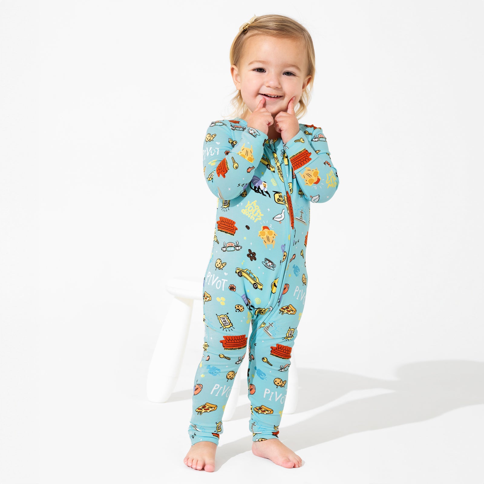 FRIENDS™: Central Perk Bamboo Convertible Footie