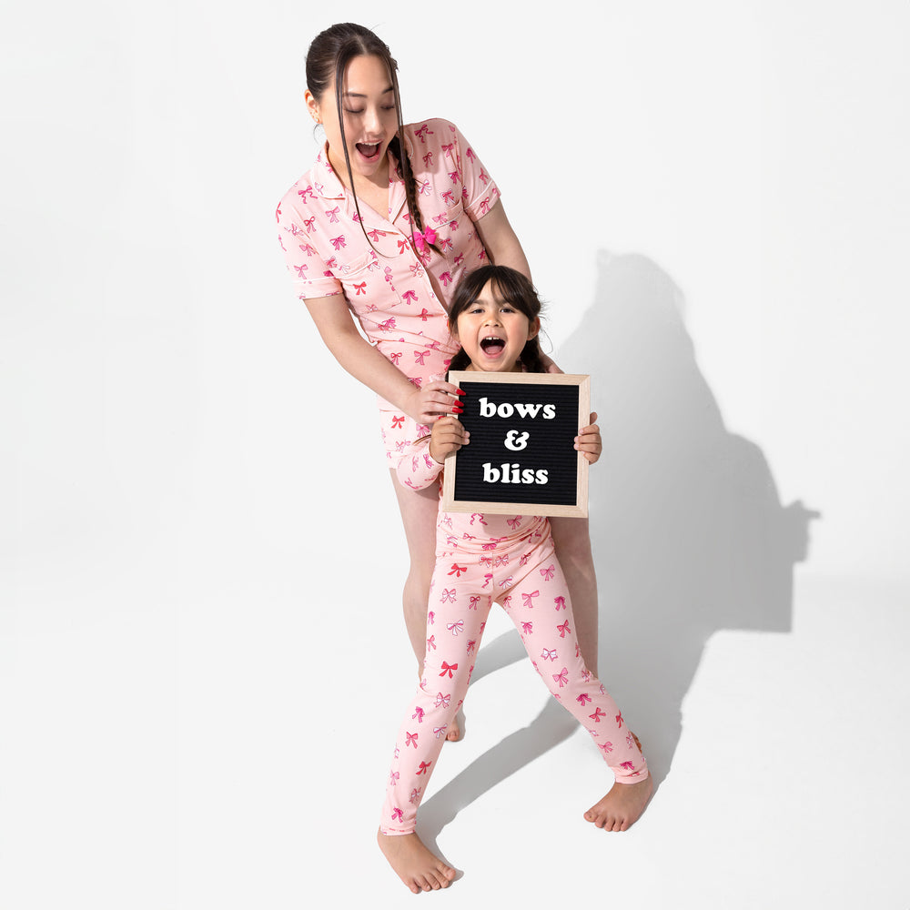Mama Tattoo Hearts 2pc Bamboo Pajamas main image 1
