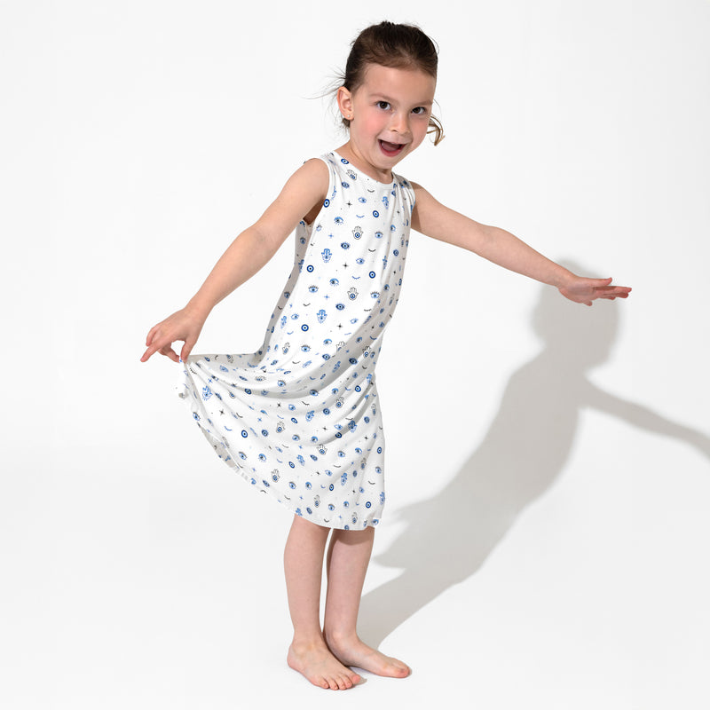 The Eye Bamboo Girls' Sleeveless Dress