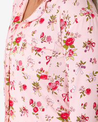 Bows & Blooms Bamboo Women's Pajama Set