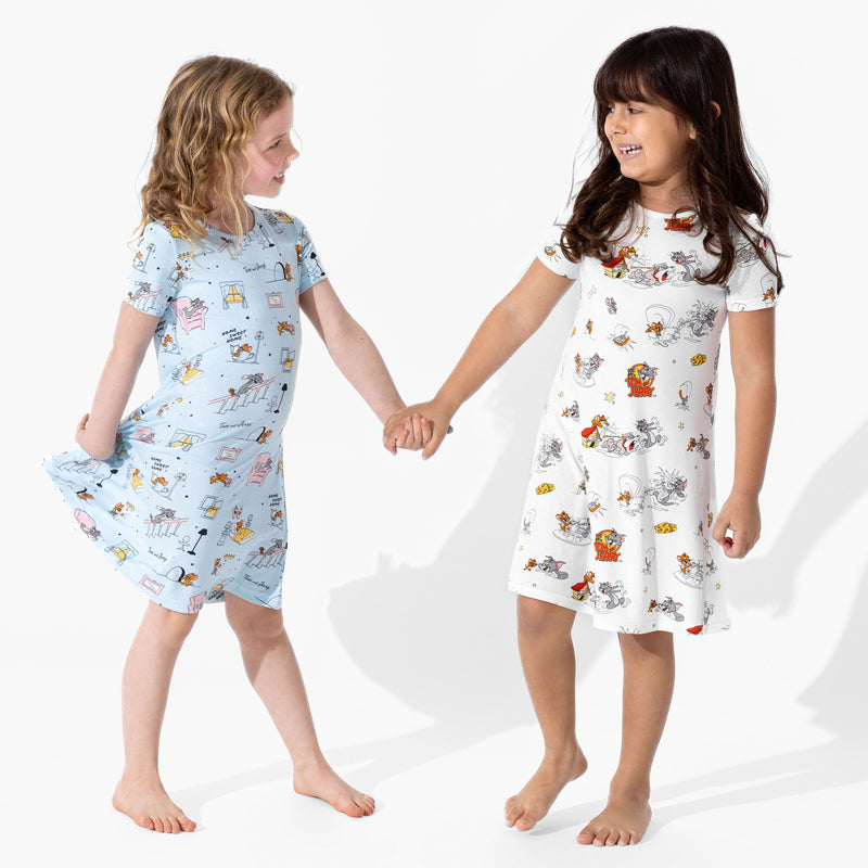 Tom & Jerry: Home Sweet Home Bamboo Girls' Short Sleeve Dress