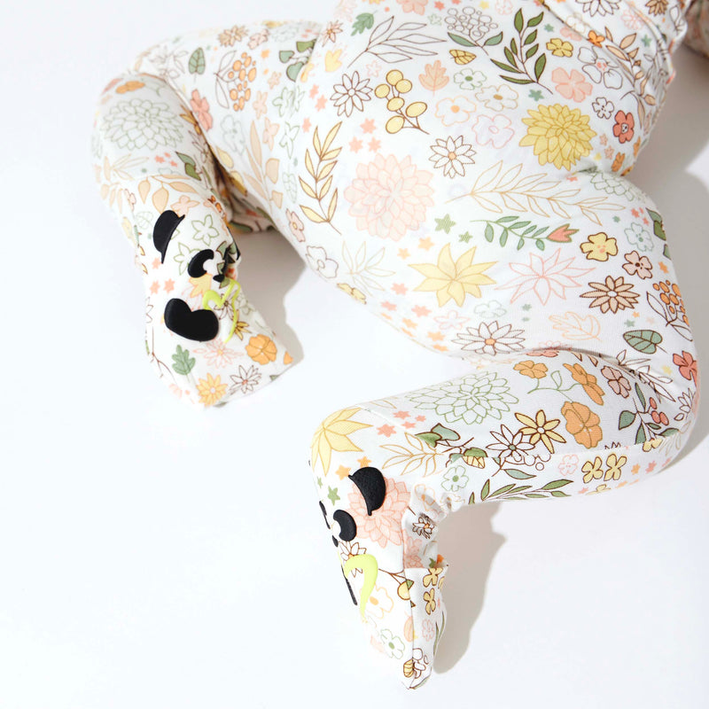 Fall Floral Bamboo Convertible Footie