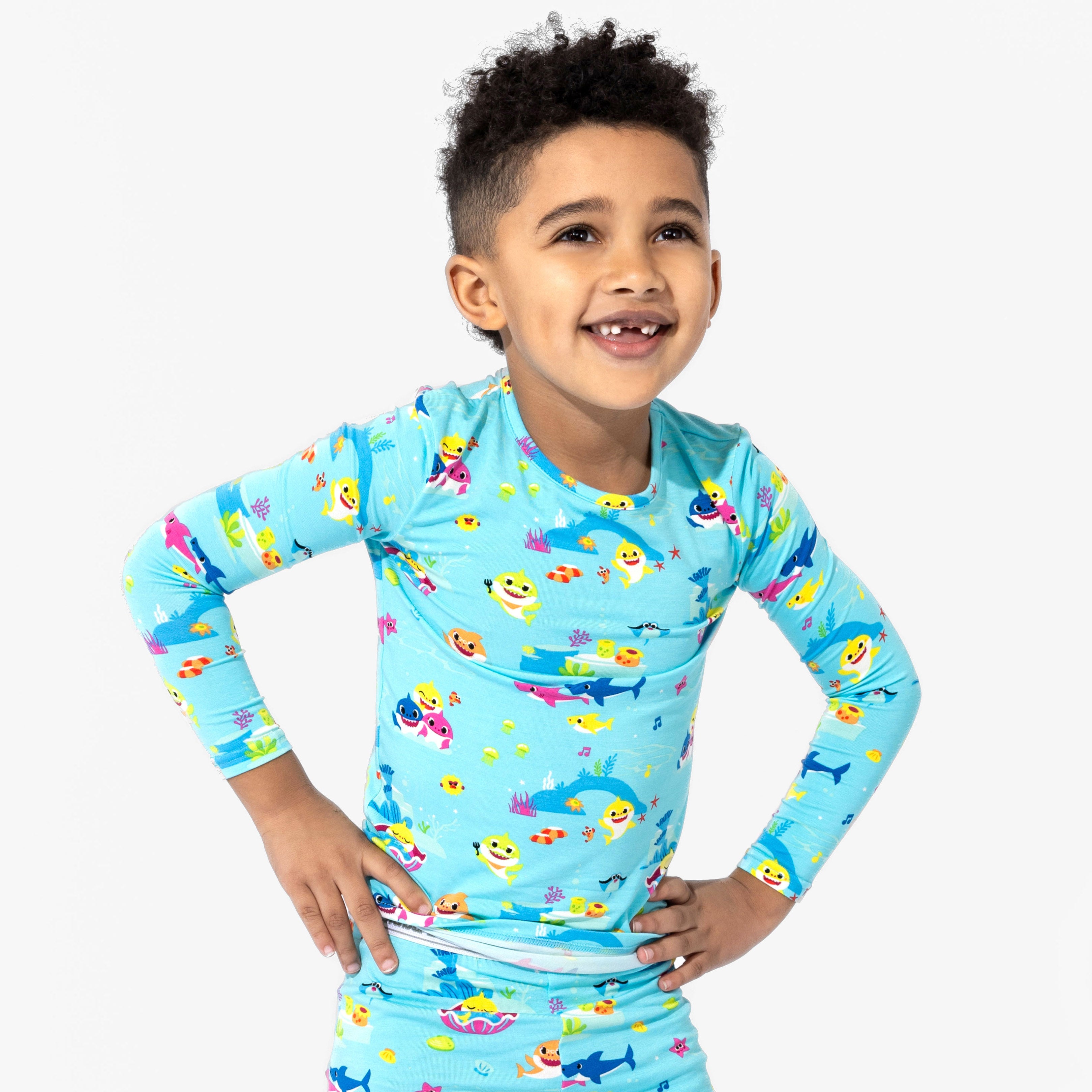 Baby Shark Bamboo Kids Pajamas: Dive into Dreamland - Bellabu Bear
