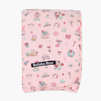 Candy Cane Lane Bamboo Sherpa Blanket