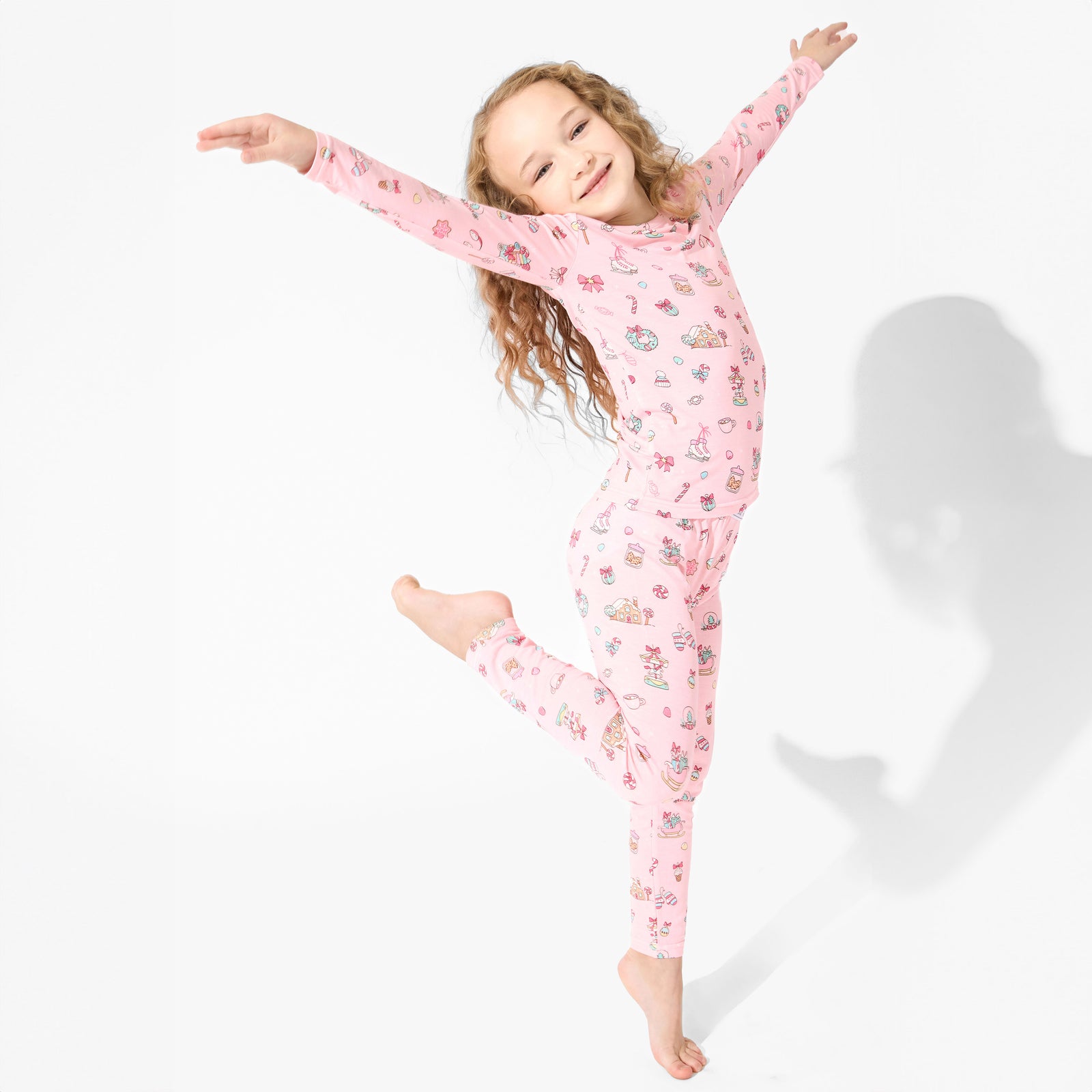 Candy Cane Lane Bamboo Kids Pajamas