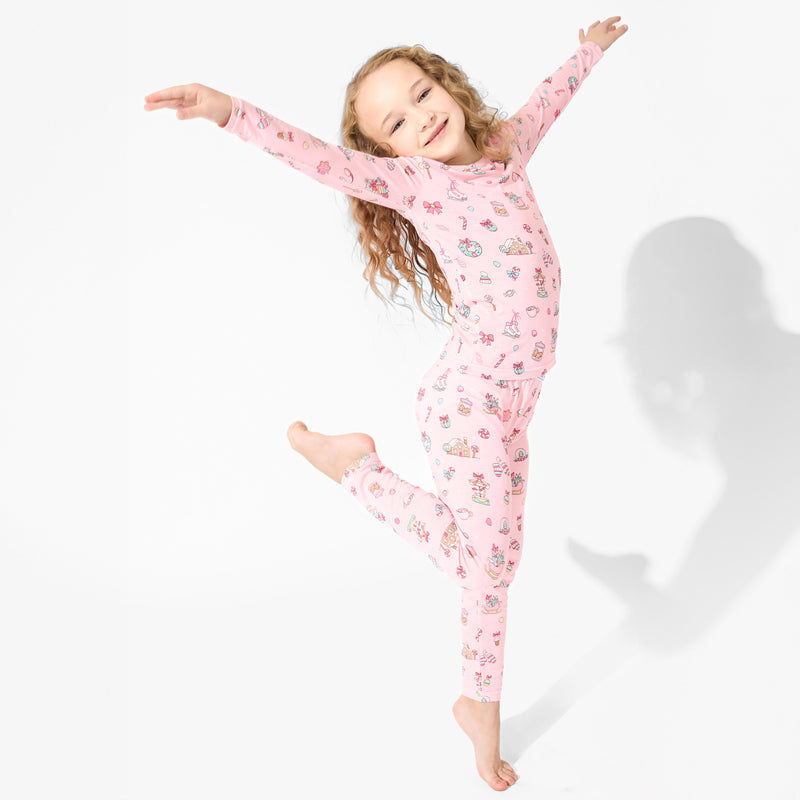 Candy Cane Lane Bamboo Kids Pajamas